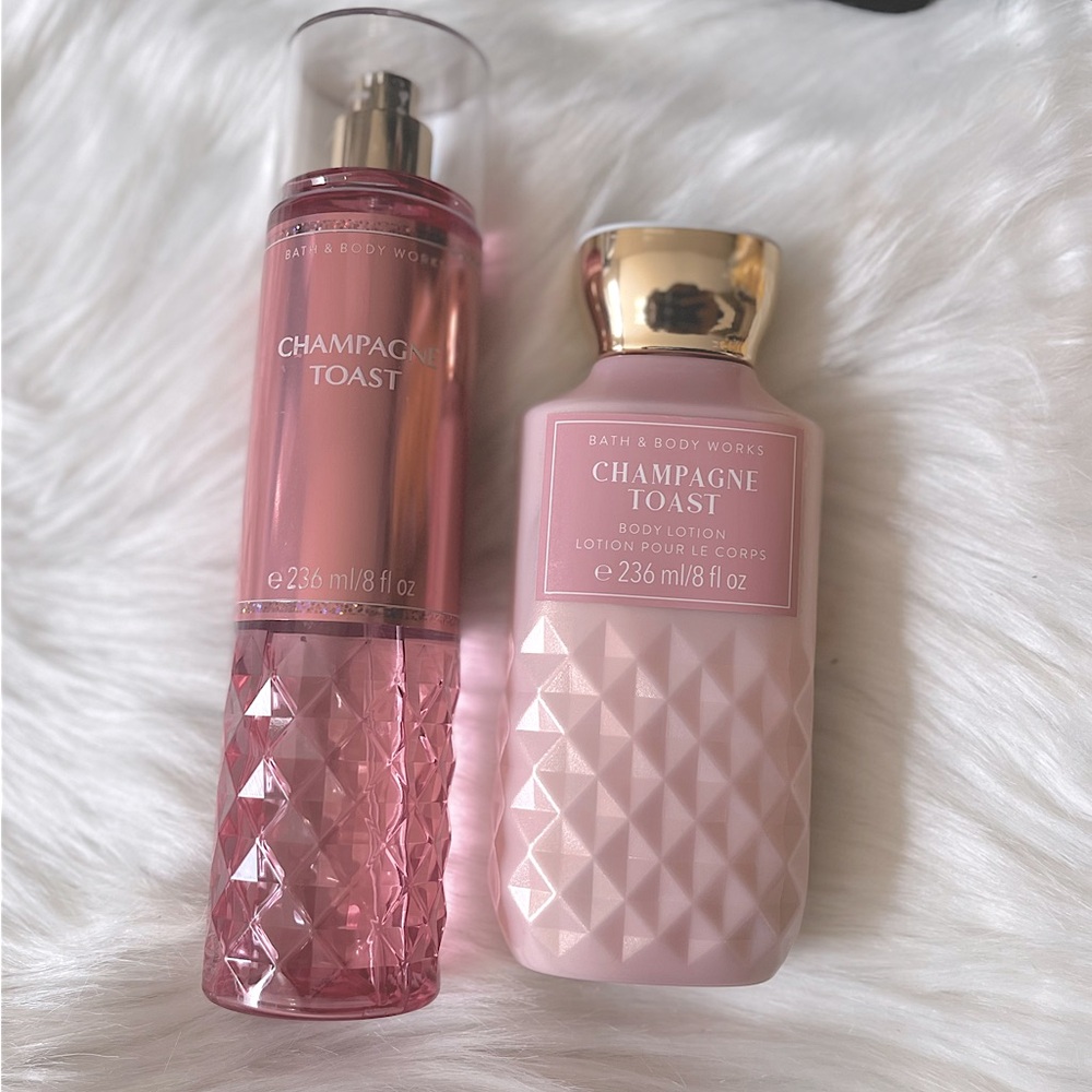 Bath & body Works bundle - champagne Toast